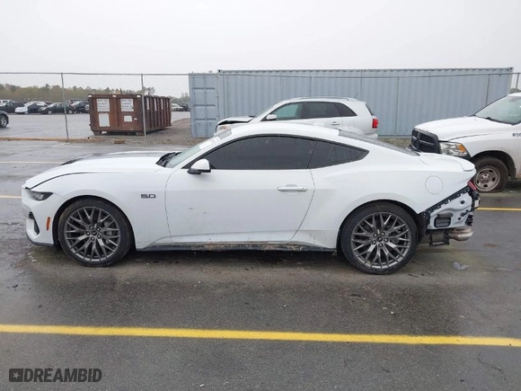 2024 Ford Mustang GT with VIN 1FA6P8CF1R5414818, listed as a IAAI auction lot 41823253 with 9,750 mi miles. Bid and sale history available at carsss.com. Image 14.