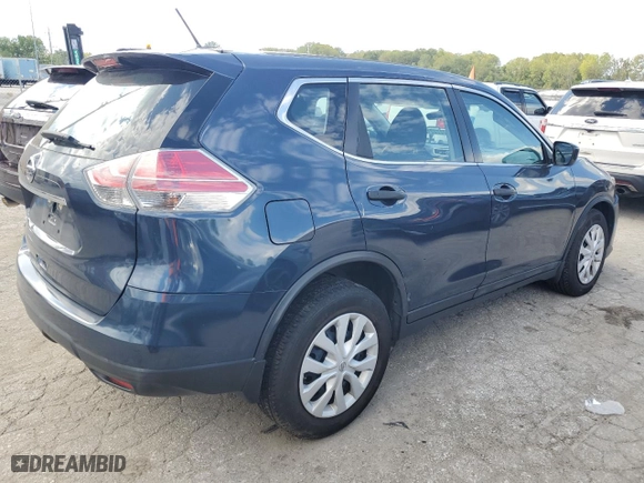 2016 Nissan Rogue SL with VIN 5N1AT2MT4GC911559, listed as a Copart auction lot 72722154 with 62,657 mi miles and Salvage Title. Bid and sale history available at carsss.com. Image 3.
