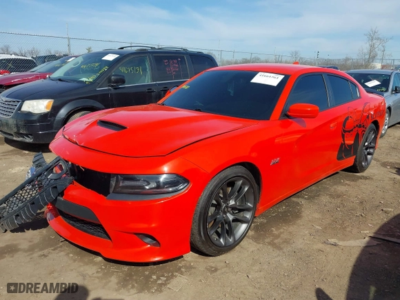 2020 Dodge Charger Scat Pack with VIN 2C3CDXGJ9LH135751, listed as a IAAI auction lot 41661561 with 38,162 mi miles. Bid and sale history available at carsss.com. Image 17.