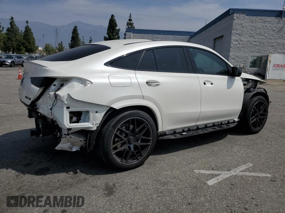2022 Mercedes-Benz GLE 53 AMG with VIN 4JGFD6BB6NA688468, listed as a Copart auction lot 58760015 with 31,936 mi miles and Salvage title. Bid and sale history available at DreamBid. Image 3.