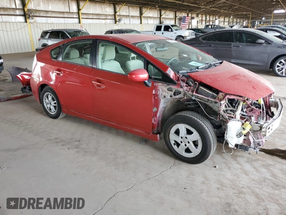 2010 Toyota Prius II with VIN JTDKN3DU2A0062185, listed as a Copart auction lot 55241065 with 180,315 mi miles and Salvage Title. Bid and sale history available at DreamBid. Image 4.