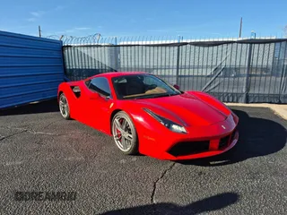 2016 Ferrari 488 z VIN ZFF79ALA5G0214993, wystawiony jako Copart lot #58869925 z przebiegiem 25 520 mil mil oraz Tytuł czysty. Historia ofert i sprzedaży dostępna na DreamBid. Obrazek 1.