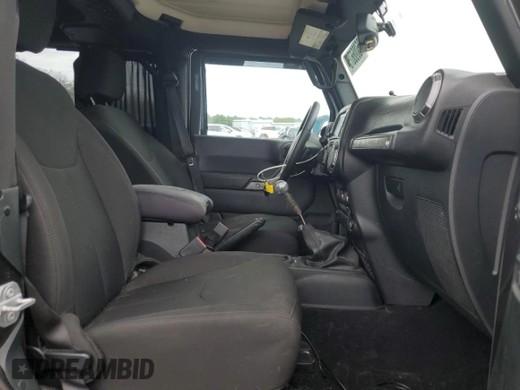 2017 Jeep Wrangler Sport with VIN 1C4GJWAG8HL608093, listed as a Copart auction lot 65006675 with 52,630 mi miles and Salvage title. Bid and sale history available at DreamBid. Image 7.