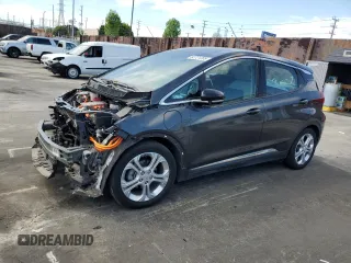 2017 Chevrolet Bolt EV LT with VIN 1G1FW6S03H4161108, listed as a Copart auction lot 52721205 with 33,887 mi miles and Salvage title. Bid and sale history available at DreamBid. Image 1.