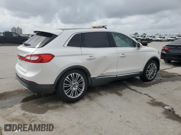 2016 Lincoln MKX Reserve with VIN 2LMTJ6LR9GBL24662, listed as a Copart auction lot 54235015 with 159,581 mi miles and Salvage Title. Bid and sale history available at DreamBid. Image 3.