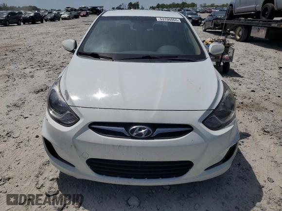 2013 Hyundai Accent GLS with VIN KMHCT4AE8DU310896, listed as a Copart auction lot 53706065 with 247,731 mi miles and Salvage Title. Bid and sale history available at carsss.com. Image 5.