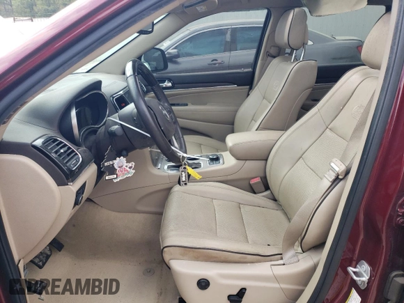 2020 Jeep Grand Cherokee Overland with VIN 1C4RJFCG9LC197270, listed as a Copart auction lot 53049795 with 29,437 mi miles and Salvage Title. Bid and sale history available at DreamBid. Image 7.