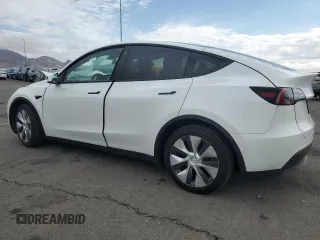 2021 Tesla Model Y Long Range z VIN 5YJYGDEE9MF200411, wystawiony jako Copart lot #53738075 z przebiegiem 97 546 mil mil oraz Szkoda całkowita • Salvage title. Historia ofert i sprzedaży dostępna na DreamBid. Obrazek 2.