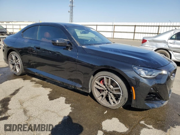 2024 BMW 2 Series M240i xDrive with VIN 3MW53CM09R8E12104, listed as a Copart auction lot 73039784 with 10,543 mi miles and Salvage Title. Bid and sale history available at carsss.com. Image 4.
