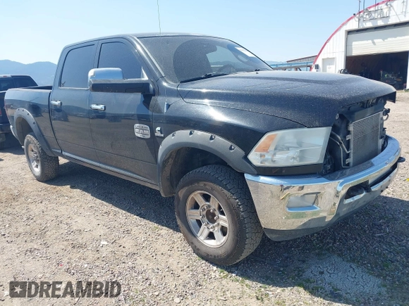 2012 Ram 2500 Laramie Longhorn with VIN 3C6UD5GL8CG182590, listed as a IAAI auction lot 42135638 with 232,377 mi miles and . Bid and sale history available at DreamBid. Image 1.