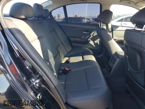 2007 BMW 3 Series 328i with VIN WBAVC53537FZ74075, listed as a Copart auction lot 52943835 with 107,117 mi miles and Salvage Title. Bid and sale history available at carsss.com. Image 10.