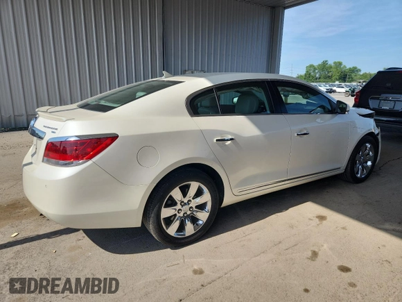 2011 Buick LaCrosse CXL with VIN 1G4GC5ED7BF124342, listed as a Copart auction lot 62052615 with 74,236 mi miles and Salvage title. Bid and sale history available at DreamBid. Image 3.