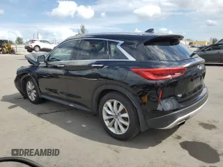 2019 Infiniti QX50 LUXE with VIN 3PCAJ5M16KF117748, listed as a Copart auction lot 52475865 with 95,620 mi miles and Non Repairable. Bid and sale history available at carsss.com. Image 2.