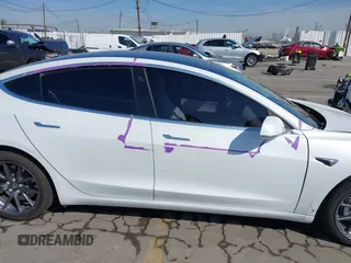 2020 Tesla Model 3 Standard Range Plus with VIN 5YJ3E1EA4LF805205, listed as a IAAI auction lot 41850744 with Not Provided miles. Bid and sale history available at carsss.com. Image 12.