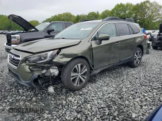 2018 Subaru Outback Limited with VIN 4S4BSANCXJ3281909, listed as a Copart auction lot 56880115 with 69,289 mi miles and Salvage title. Bid and sale history available at DreamBid. Image 1.