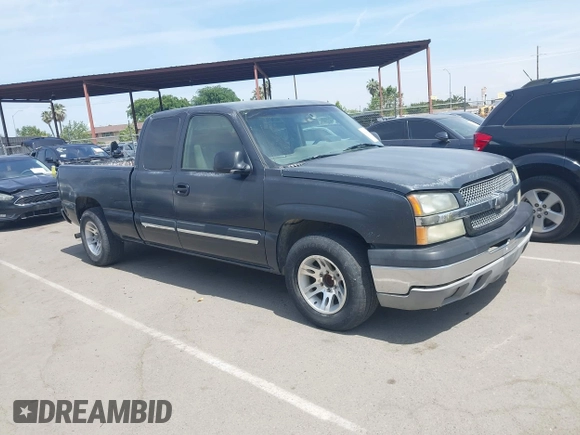 2004 Chevrolet Silverado 1500 Work Truck with VIN 2GCEC19V341293632, listed as a IAAI auction lot 42160525 with 243,632 mi miles. Bid and sale history available at carsss.com. Image 1.
