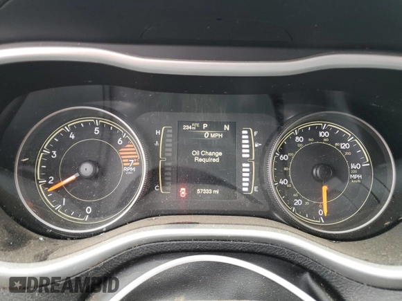 2018 Jeep Cherokee Latitude Plus with VIN 1C4PJLLBXJD524177, listed as a Copart auction lot 51149735 with 57,333 mi miles and Salvage Title. Bid and sale history available at carsss.com. Image 9.