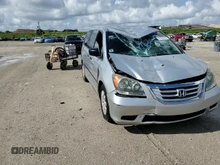 2010 Honda Odyssey LX with VIN 5FNRL3H28AB083511, listed as a Copart auction lot 55704745 with 81,218 mi miles and Salvage title. Bid and sale history available at DreamBid. Image 14.