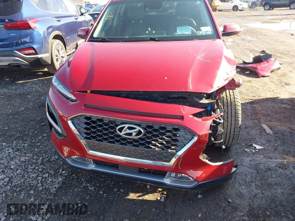 2021 Hyundai Kona Ultimate with VIN KM8K5CA57MU662724, listed as a IAAI auction lot 41919686 with 61,426 mi miles and . Bid and sale history available at carsss.com. Image 18.