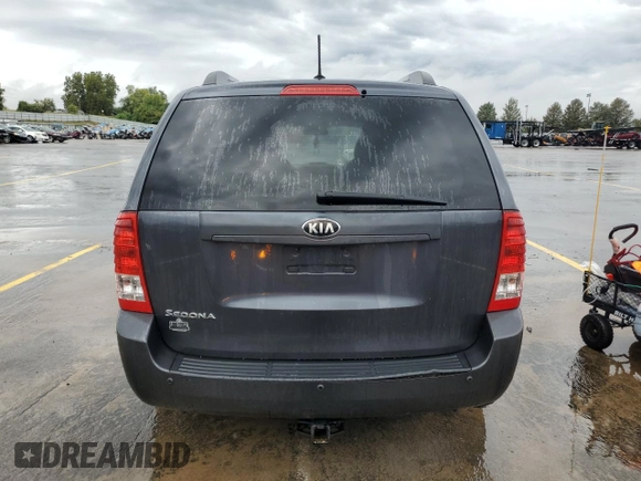 2014 Kia Sedona LX with VIN KNDMG4C77E6539099, listed as a Copart auction lot 72695234 with 86,979 mi miles and Salvage Title. Bid and sale history available at carsss.com. Image 6.
