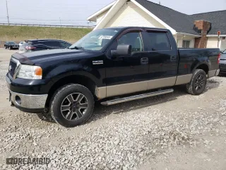 2008 Ford F-150 XLT with VIN 1FTPW14598FA28171, listed as a Copart auction lot 52708945 with 155,301 mi miles and Salvage Title. Bid and sale history available at carsss.com. Image 1.
