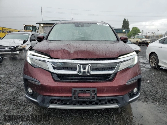 2019 Honda Pilot Touring 8-Passenger with VIN 5FNYF6H94KB056213, listed as a Copart auction lot 56429585 with 106,735 mi miles and Salvage title. Bid and sale history available at DreamBid. Image 5.