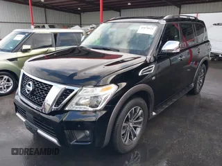 2018 Nissan Armada SL with VIN JN8AY2ND8JX000460, listed as a IAAI auction lot 41878921 with 143,454 mi miles and . Bid and sale history available at DreamBid. Image 19.