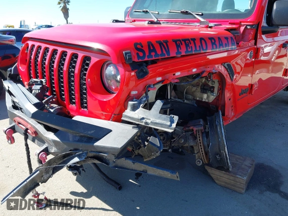 2022 Jeep Gladiator Willys Sport z VIN 1C6HJTAG0NL180848, wystawiony jako IAAI lot #41778129 z przebiegiem Nie podano mil oraz . Historia ofert i sprzedaży dostępna na DreamBid. Obrazek 6.