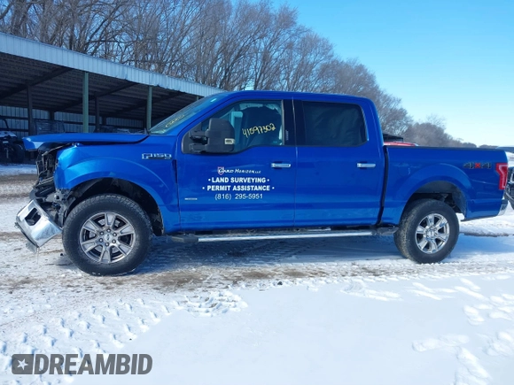 2015 Ford F-150 XLT with VIN 1FTEW1EG1FFA87638, listed as a IAAI auction lot 41597302 with 143,400 mi miles. Bid and sale history available at carsss.com. Image 15.