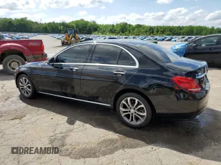 2017 Mercedes-Benz C 300 with VIN 55SWF4KB6HU184659, listed as a Copart auction lot 54953315 with 61,337 mi miles and Salvage Title. Bid and sale history available at DreamBid. Image 2.