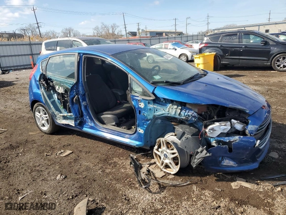 2019 Ford Fiesta SE with VIN 3FADP4EJ1KM113533, listed as a Copart auction lot 44835315 with 32,714 mi miles and Salvage Title. Bid and sale history available at carsss.com. Image 4.