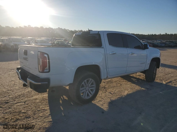 2017 GMC Canyon 2WD SLT with VIN 1GTG5DEN6H1266107, listed as a Copart auction lot 85430054 with 98,021 mi miles and Salvage Title. Bid and sale history available at carsss.com. Image 3.