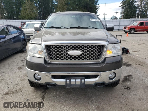 2006 Ford F-150 XLT with VIN 1FTPX14V76NB11999, listed as a Copart auction lot 47013495 with 156,285 mi miles and Salvage Title. Bid and sale history available at carsss.com. Image 5.