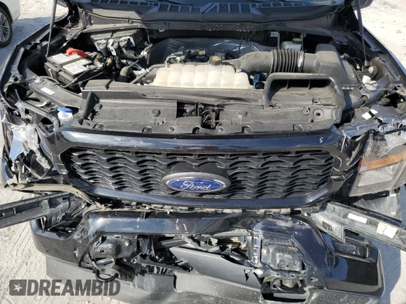 2023 Ford F-150 XL with VIN 1FTEX1EP1PFB25819, listed as a Copart auction lot 46221625 with 20,676 mi miles and Salvage title. Bid and sale history available at DreamBid. Image 11.