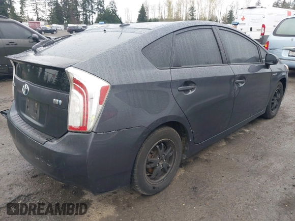 2014 Toyota Prius Four with VIN JTDKN3DUXE0382540, listed as a IAAI auction lot 41922162 with 209,037 mi miles. Bid and sale history available at carsss.com. Image 4.