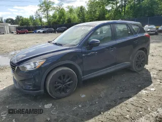 2016 Mazda CX-5 Sport with VIN JM3KE4BY4G0891934, listed as a Copart auction lot 55440305 with 60,446 mi miles and Salvage title. Bid and sale history available at DreamBid. Image 1.