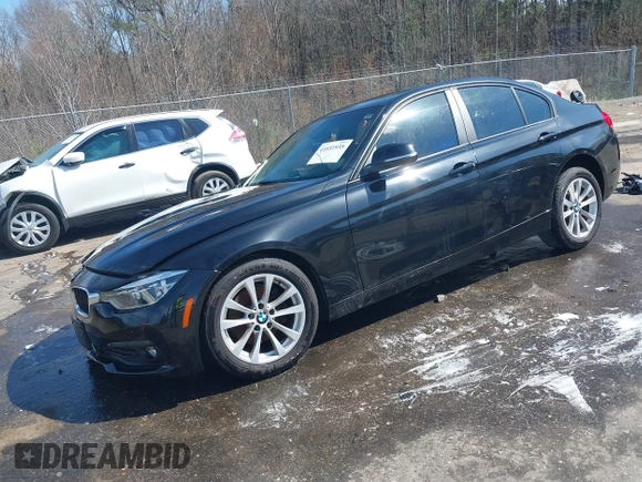 2018 BMW 3 Series 320i with VIN WBA8A9C58JAH13719, listed as a IAAI auction lot 41651935 with 85,137 mi miles. Bid and sale history available at carsss.com. Image 18.