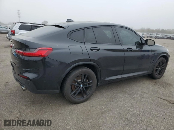 2020 BMW X4 xDrive30i z VIN 5UX2V1C08L9B97027, wystawiony jako Copart lot #50574175 z przebiegiem 124 221 mil mil oraz Szkoda całkowita • Salvage title. Historia ofert i sprzedaży dostępna na DreamBid. Obrazek 3.