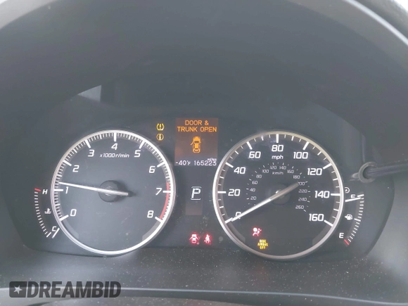 2013 Acura ILX with VIN 19VDE1F32DE021447, listed as a IAAI auction lot 41730382 with 165,223 mi miles. Bid and sale history available at carsss.com. Image 7.