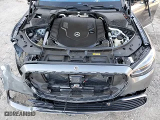 2021 Mercedes-Benz S-Class S 580 with VIN W1K6G7GB7MA036764, listed as a Copart auction lot 46240475 with 0 mi miles and Salvage Title. Bid and sale history available at carsss.com. Image 11.