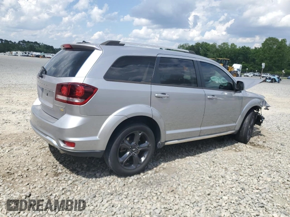 2018 Dodge Journey Crossroad with VIN 3C4PDCGG9JT344518, listed as a Copart auction lot 55796415 with 138,263 mi miles and Salvage title. Bid and sale history available at DreamBid. Image 3.