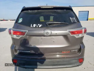 2015 Toyota Highlander Limited with VIN 5TDYKRFH4FS103135, listed as a Copart auction lot 63017515 with 172,663 mi miles and Clean title. Bid and sale history available at DreamBid. Image 6.