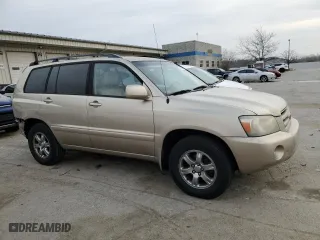 2006 Toyota Highlander w/3rd Row with VIN JTEDP21A860110508, listed as a Copart auction lot 49770065 with 254,587 mi miles and Salvage Title. Bid and sale history available at carsss.com. Image 4.