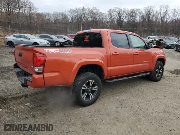2017 Toyota Tacoma SR5 with VIN 5TFCZ5AN2HX091446, listed as a Copart auction lot 50741535 with 71,964 mi miles and Salvage Title. Bid and sale history available at carsss.com. Image 3.