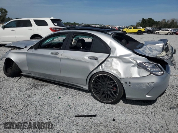 2017 Mercedes-Benz C 43 AMG with VIN 55SWF6EB7HU181096, listed as a Copart auction lot 53824395 with Not Provided miles and Salvage Title. Bid and sale history available at DreamBid. Image 2.
