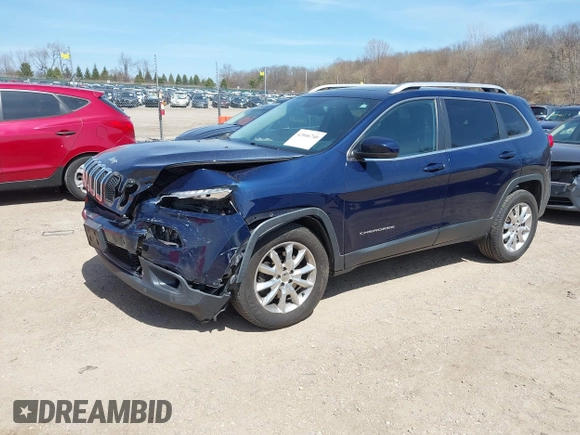 2015 Jeep Cherokee Limited with VIN 1C4PJMDS5FW649720, listed as a IAAI auction lot 42046740 with 158,147 mi miles. Bid and sale history available at carsss.com. Image 17.