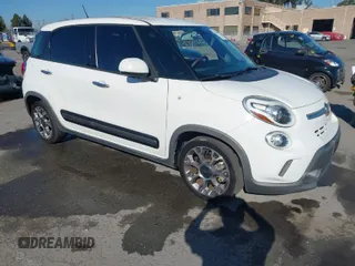 2014 FIAT 500L Trekking with VIN ZFBCFADH7EZ017515, listed as a IAAI auction lot 41431155 with 128,311 mi miles and . Bid and sale history available at DreamBid. Image 1.