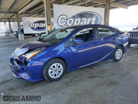2017 Toyota Prius Two z VIN JTDKBRFU8H3541258, wystawiony jako Copart lot #54109155 z przebiegiem 125 313 mil mil oraz Szkoda całkowita • Salvage title. Historia ofert i sprzedaży dostępna na DreamBid. Obrazek 1.