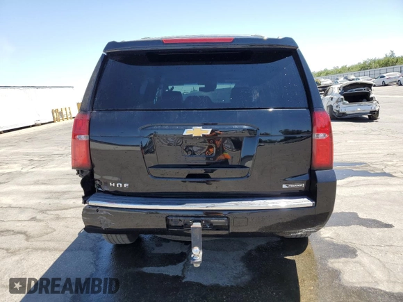 2018 Chevrolet Tahoe Premier with VIN 1GNSKCKC6JR252500, listed as a Copart auction lot 60572445 with Not provided miles and Clean title. Bid and sale history available at DreamBid. Image 6.