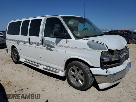 2007 Chevrolet Express Passenger z VIN 1GBFG15T471230597, wystawiony jako Copart lot #46646695 z przebiegiem 154 251 mil mil oraz Szkoda całkowita • Salvage title. Historia ofert i sprzedaży dostępna na DreamBid. Obrazek 4.